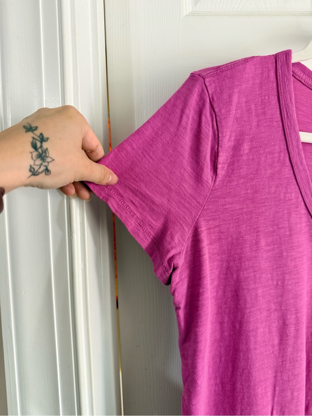3 for 1 Everyday V-Neck Tees- Purple / Fuchsia - Picture 11 of 13
